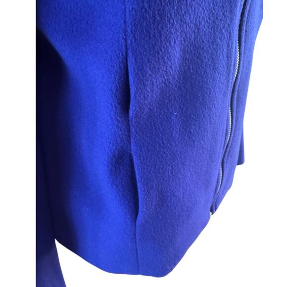 SOLO moda NWOT Wool Cashmere Blend purple Full Zip Jacket Pockets Canada 6 new - Picture 5 of 9